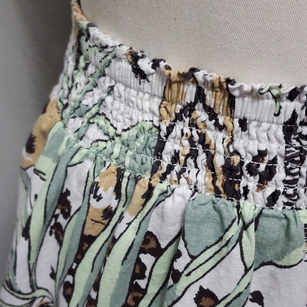 Aerie jungle print linen blend mini skirt size medium - Picture 3 of 10